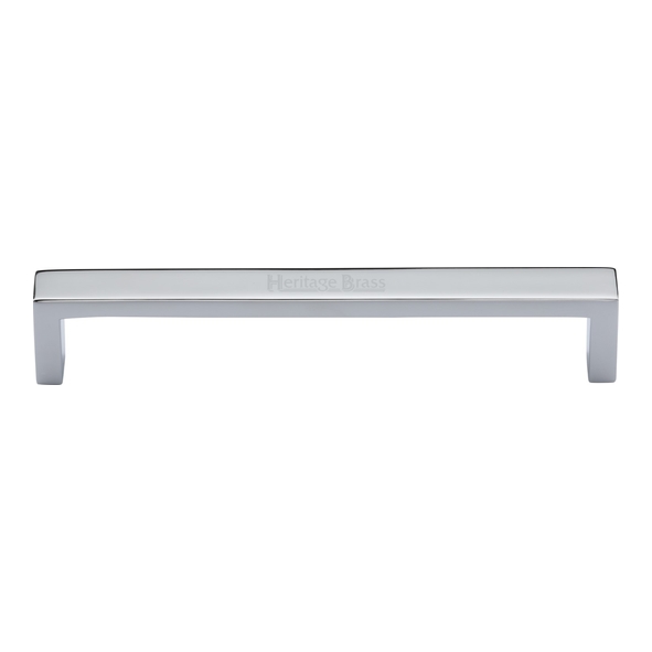 C4520 160-PC • 160 x 168 x 28mm • Polished Chrome • Heritage Brass Wide Metro Cabinet Pull Handle